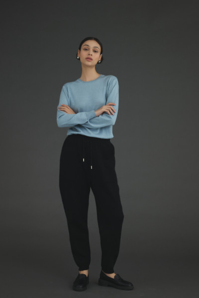 캐시미어 조거팬츠 블랙