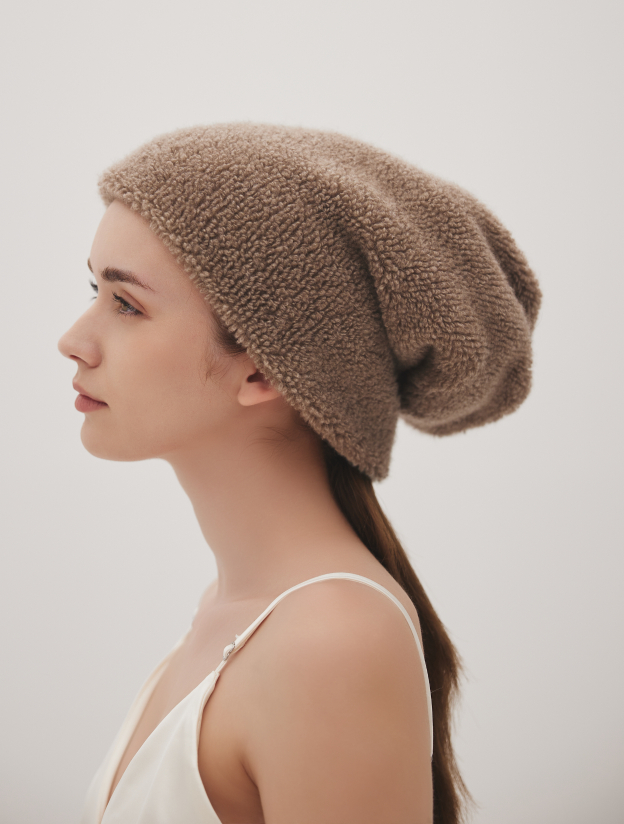 캐시미어 빠이루머플러 베이지