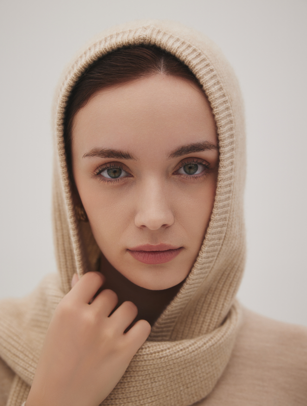 캐시미어 바라클라바 베이지