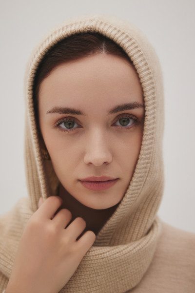 캐시미어 바라클라바 베이지